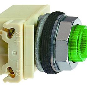 Schneider XB5-AW33B5 24V AC-DC Işıklı Yeşil Yaylı Buton