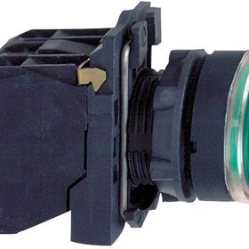Schneider XB5-AW33M5 220VAC Işıklı Yeşil Yaylı Buton
