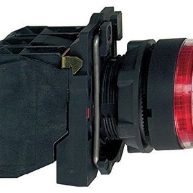 Schneider XB5-AW34B5 24V AC-DC Işıklı Kırmızı Yaylı Buton
