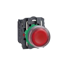 Schneider XB5-AW34M5 220VAC Işıklı Kırmızı Yaylı Buton