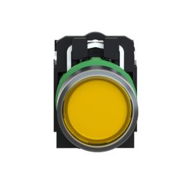 Schneider XB5-AW35B5 24V AC-DC Işıklı Sarı Yaylı Buton