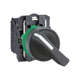 Schneider XB5AJ21 1NA 22 mm 2 Konumlu Siyah Uzun Mandallı Buton