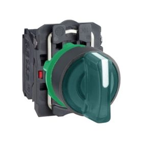 Schneider XB5AK135M5 230V 22 mm 1NA+1NK 3 Konumlu Sabit Turuncu Işıklı Mandal Buton