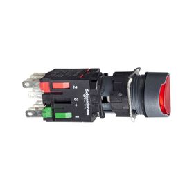 Schneider XB6-AW4B2B Kırmızı Daire Yaylı Işıklı Buton