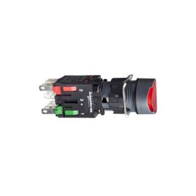 Schneider XB6-AW4B2B Kırmızı Daire Yaylı Işıklı Buton