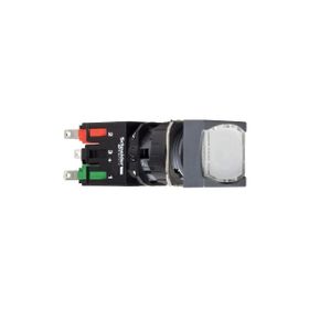 Schneider XB6-CW1B1B Beyaz Kare Yaylı Işıklı Buton