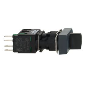 Schneider XB6-DD221B 2 Konumlu Dikdörtgen Siyah Mandal Buton