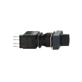 Schneider XB6-DD221B 2 Konumlu Dikdörtgen Siyah Mandal Buton