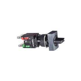 Schneider XB6-DD235B 3 Konumlu Dikdörtgen Siyah Mandal Buton