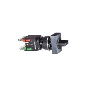 Schneider XB6-DD235B 3 Konumlu Dikdörtgen Siyah Mandal Buton