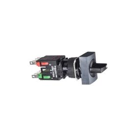 Schneider XB6-DD235B 3 Konumlu Dikdörtgen Siyah Mandal Buton