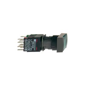 Schneider XB6-DW3B1B Yeşil Dikdörtgen Işıklı Buton