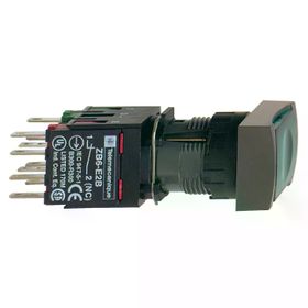 Schneider XB6-DW3B1B Yeşil Dikdörtgen Işıklı Buton