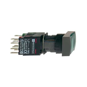 Schneider XB6-DW3B1B Yeşil Dikdörtgen Işıklı Buton