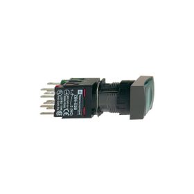 Schneider XB6-DW3B1B Yeşil Dikdörtgen Işıklı Buton