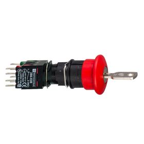 Schneider XB6AS9349B 1NA+2NK Kırmızı Acil Durdurma Butonu