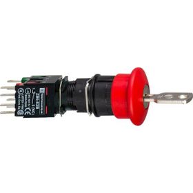 Schneider XB6AS9349B 1NA+2NK Kırmızı Acil Durdurma Butonu