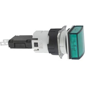 Schneider XB6CV3BB 24V Yeşil Kare Ledli Kumanda Butonu