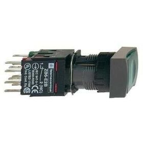 Schneider XB6DF3B1B Yeşil 12-24V 1NA 16mm Sıva Altı Dikdörtgen Buton