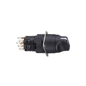 Schneider XB6EAD222P 16 mm 2 Konumlu Çıkık Kol Siyah Mandal Buton