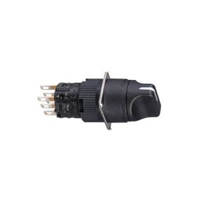 Schneider XB6EAD222P 16 mm 2 Konumlu Çıkık Kol Siyah Mandal Buton