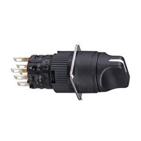 Schneider XB6EAD222P 16 mm 2 Konumlu Çıkık Kol Siyah Mandal Buton