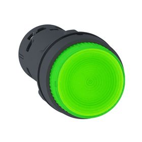 Schneider XB7-NW33M1 230VAC 1NA Işıklı Yeşil Yaylı Buton
