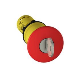 Schneider XB7NS9445 22 mm 1NA+1NK Kırmızı 40mm Mantar Kafalı Anahtarlı Acil Stop Butonu