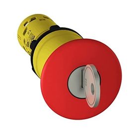 Schneider XB7NS9445 22 mm 1NA+1NK Kırmızı 40mm Mantar Kafalı Anahtarlı Acil Stop Butonu