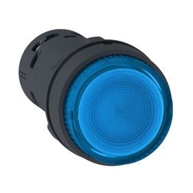 Schneider XB7NW36B1 1NA 24V Mavi Ledli Yaylı Dönüşlü Işıklı Buton