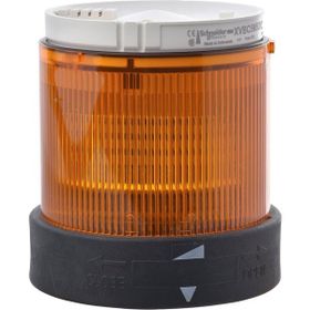 Schneider XVBC4B5 48Vdc 10W Flaşörlü Turuncu Işıklı Kolon
