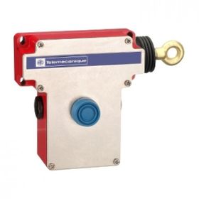 Schneider XY2CE1A250EX 1NK+1NA Koruyucu Kapaklı Acil Stop Butonlu İpli Çekme Anahtarı
