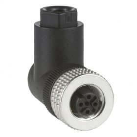 Schneider XZ-CC12FCM40B M12 4 Pinli 90 Derece Konnektör