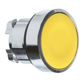 Schneider ZB4BA5 22 Yaylı Dönüş İşaretsiz Sarı Sıva Altı Basmalı Düğme Başlığı