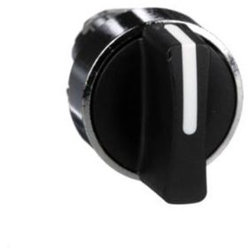 Schneider ZB4BD3 22 mm 3 Konumlu Sabit Siyah Mandal Buton Başlığı