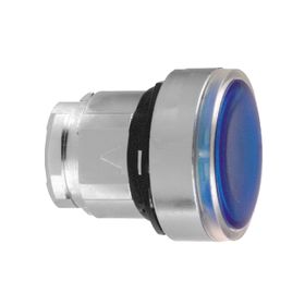 Schneider ZB4BH063 Entegre Led için 22 mm Basmalı Tip Mavi Sıva Altı Işıklı Basmalı Buton Başlığı