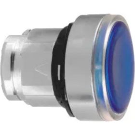 Schneider ZB4BH063 Entegre Led için 22 mm Basmalı Tip Mavi Sıva Altı Işıklı Basmalı Buton Başlığı