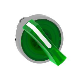 Schneider ZB4BK1233 22 mm 2 Konumlu Sabit Yeşil Işıklı Mandal Buton Başlığı