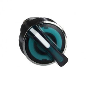 Schneider ZB4BK1233 22 mm 2 Konumlu Sabit Yeşil Işıklı Mandal Buton Başlığı