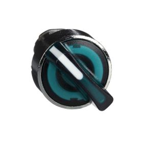 Schneider ZB4BK1233 22 mm 2 Konumlu Sabit Yeşil Işıklı Mandal Buton Başlığı
