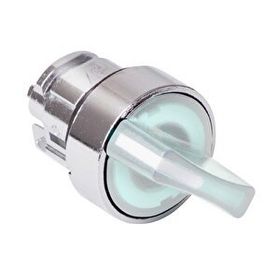 Schneider ZB4BK1413 2 Konumlu Yaylı Dönüş Beyaz Işıklı Mandal Buton Başlığı
