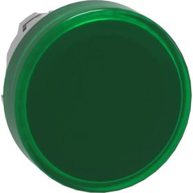 Schneider ZB4BV033 Entegre Led için 22 mm Yeşil Düz Lensli Pilot Işığı Başlığı