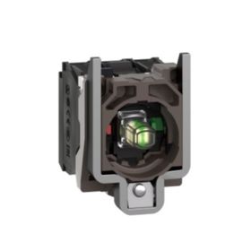 Schneider ZB4BW0B15 24V 1NA+1NK Entegre Ledli Gövde Sabitleme Bilezikli Beyaz Işık Bloğu