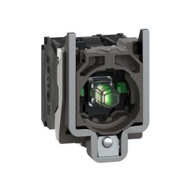 Schneider ZB4BW0B33 24 Watt 2NA Entegre Ledli Gövde Sabitleme Bilezikli Yeşil Işık Bloğu
