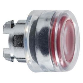 Schneider ZB4BW543 Entegre Led için 22 mm Yaylı Dönüşlü Kırmızı Sıva Altı Işıklı Basmalı Buton Başlığı