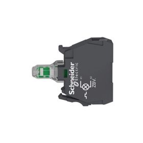Schneider ZBVM1 22 mm 230/240V Vida Kelepçeli Terminalli Beyaz Işık Bloğu