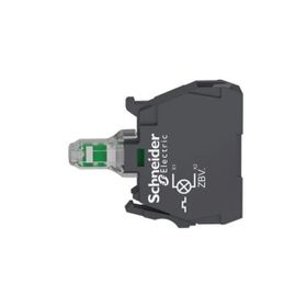 Schneider ZBVM1 22 mm 230/240V Vida Kelepçeli Terminalli Beyaz Işık Bloğu