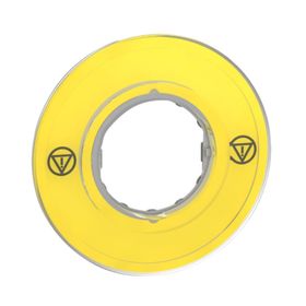 Schneider ZBY9121 Acil Stoplu Buton için 60 mm Sarı İşaretsiz Etiket Tutucu