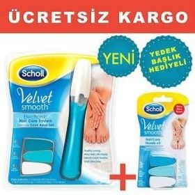 Scholl Tırnak Bakım Velvet Smooth Elektronik Tırnak Törpüsü Set