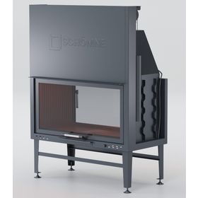 Schömne Elegance 100 cm Asansörlü Tünel Çelik Şömine Haznesi